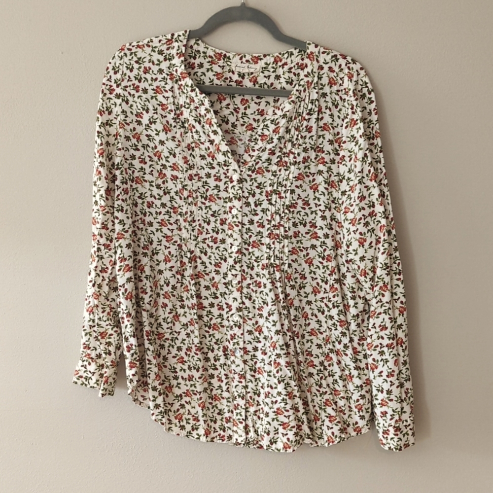 Floral print blouse